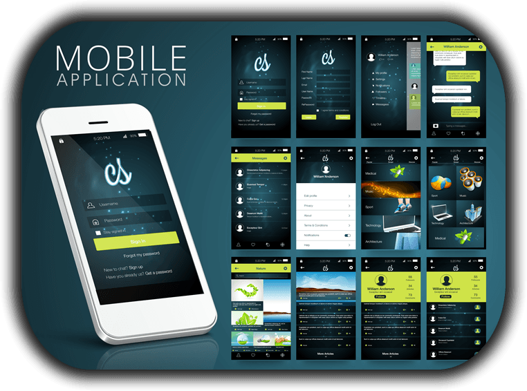 Custom mobile app development preview by Zaxxiss